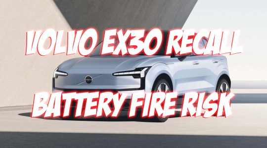 Volvo EX30 Recall Battery Fire Risk