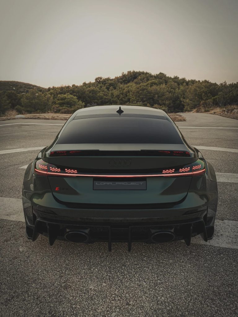 2027 Audi RS5 Sedan Gets a Tuned Body Kit with a Theme of a Snake Rendering (6)