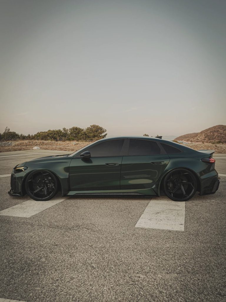 2027 Audi RS5 Sedan Gets a Tuned Body Kit with a Theme of a Snake Rendering (9)