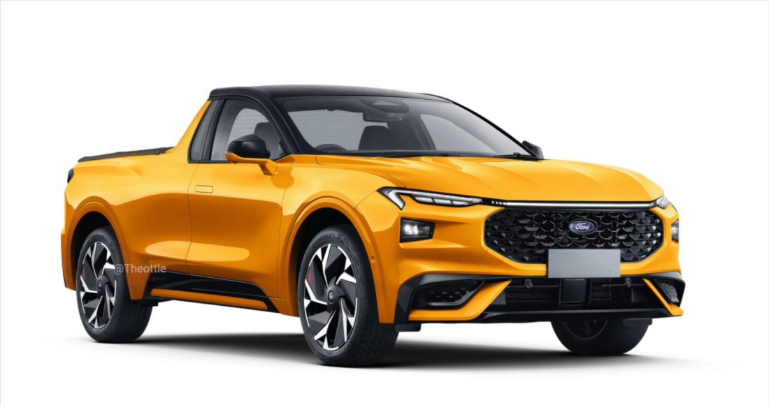 Ford Falcon Ute Rendering (2)