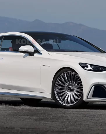 Mercedes S Class Coupe Rendering (1)