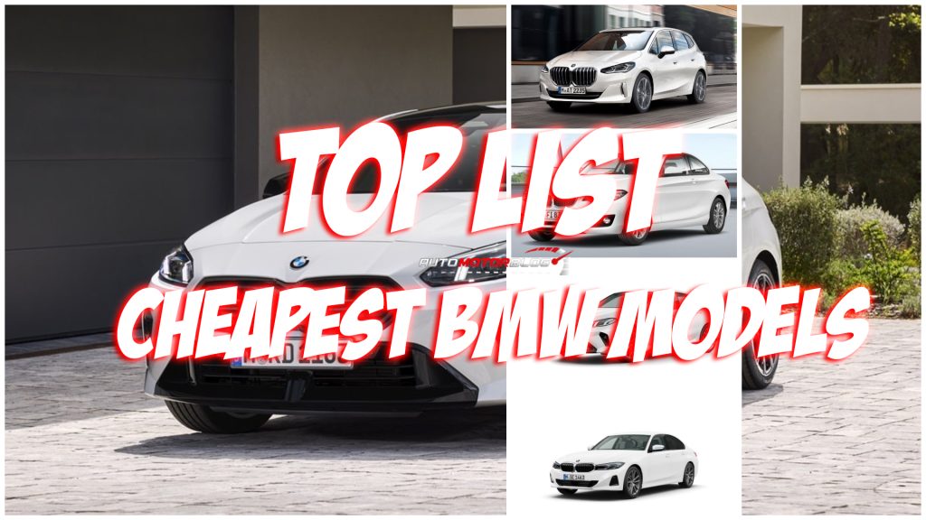 Cheapest BMW Models Top List