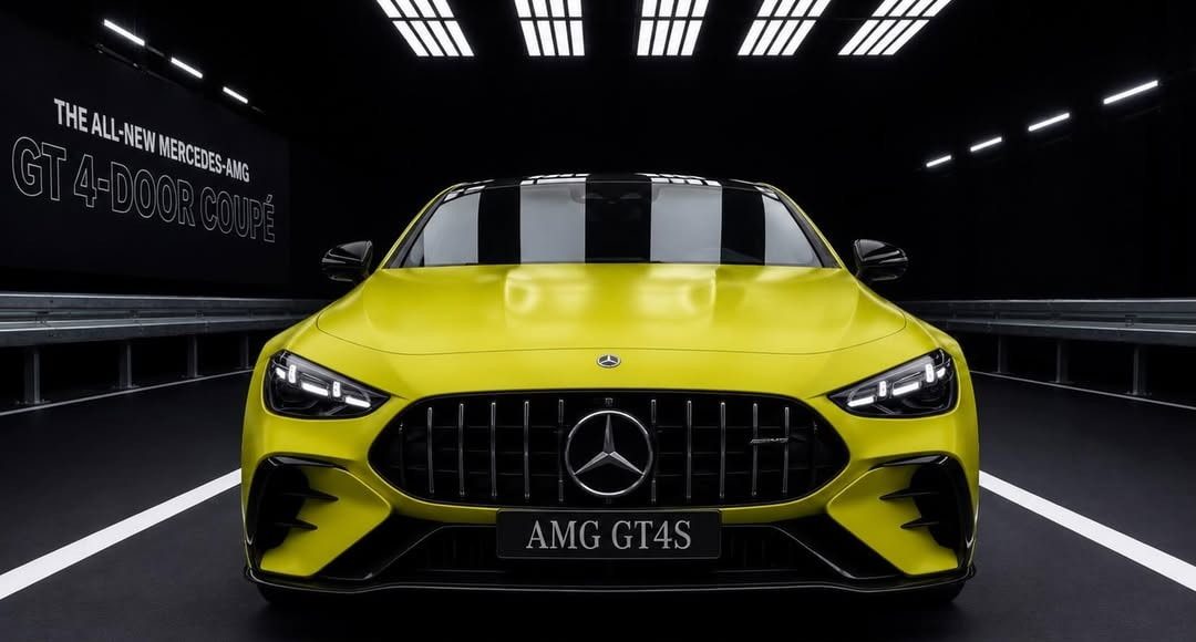 2027 Mercedes AMG GT 4 Door Coupe Rendering (3)