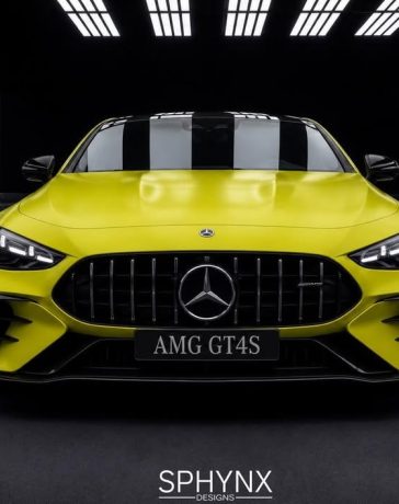 2027 Mercedes AMG GT 4 Door Coupe Rendering (3)