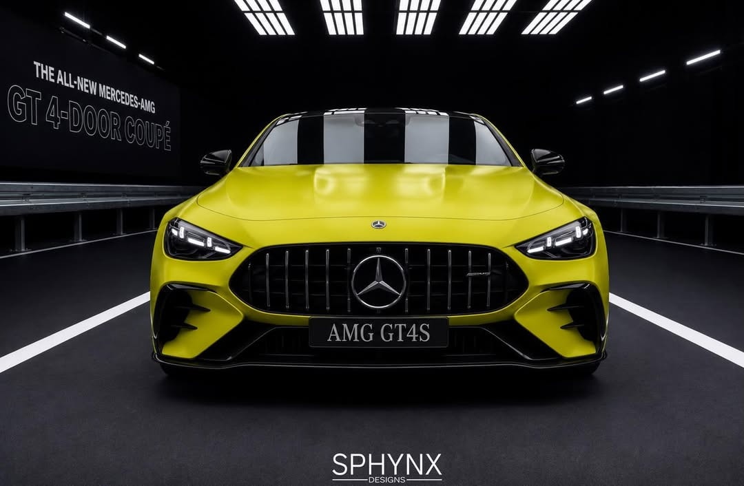 2027 Mercedes AMG GT 4 Door Coupe Rendering (3)