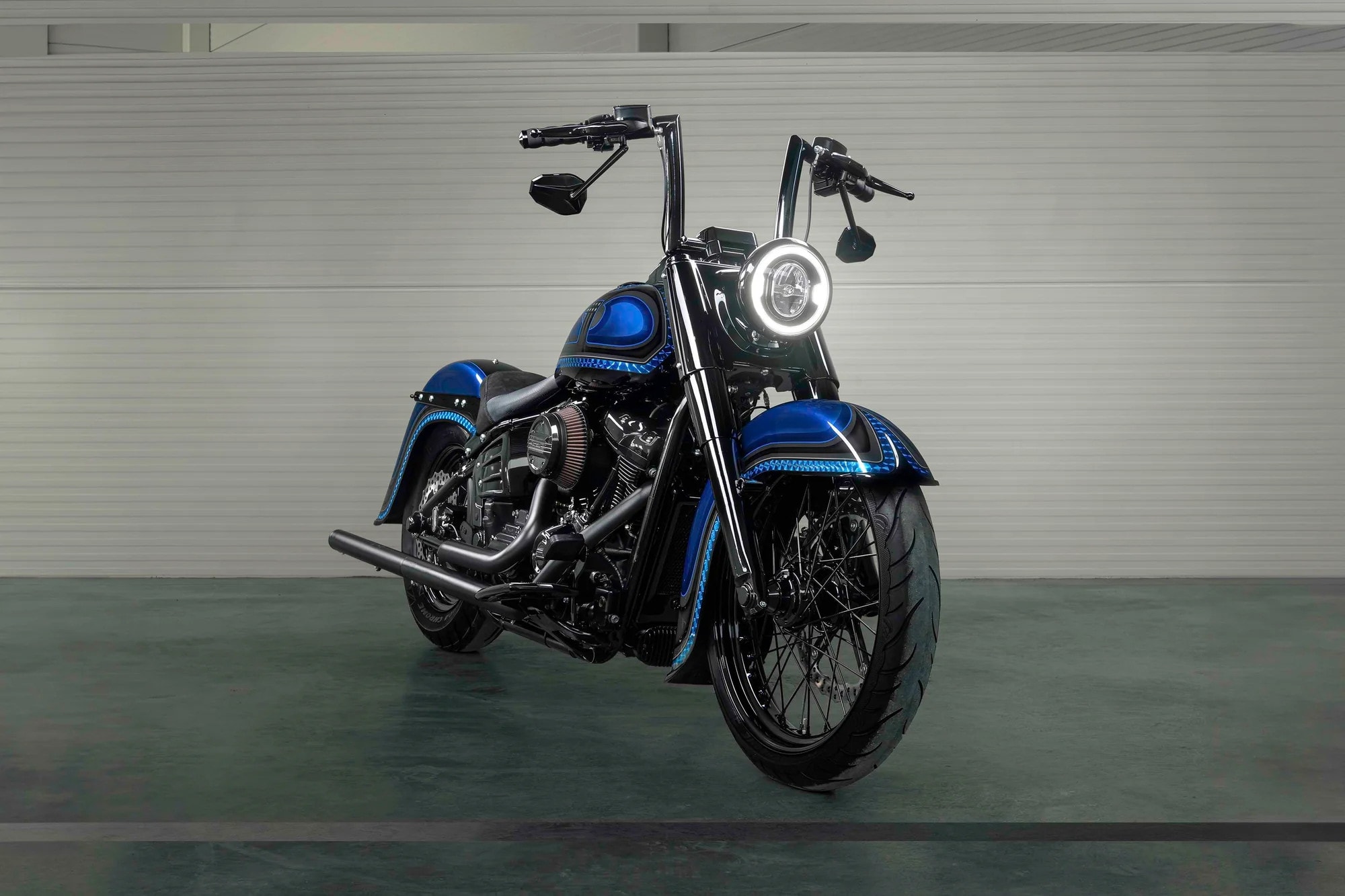 Blue Dream Harley Davidson by Killer Custom (2)