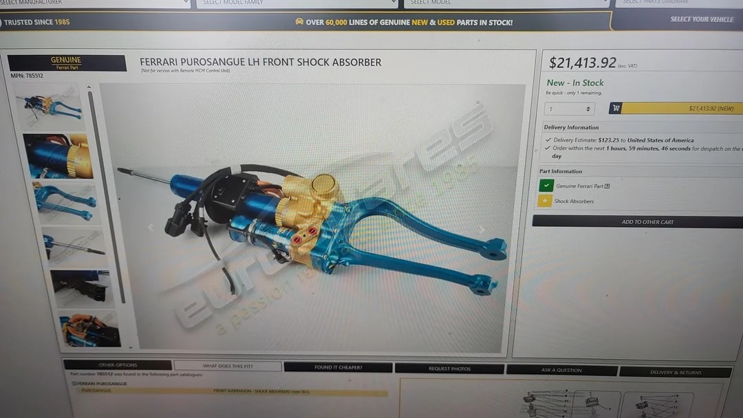 Ferrari Purosangue New Damper Price (2)