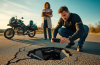 What to Do When a Road Defect Causes a Motorcycle Crash