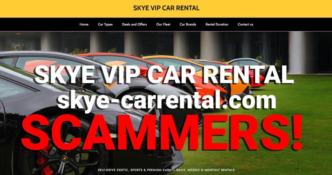 skye vip car rental dubai review