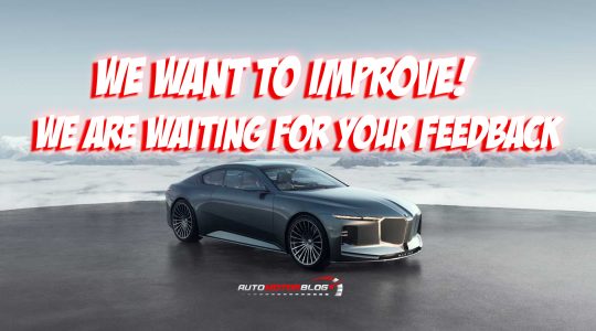 Automotorblog.com We want to improve We are waiting for your feedback