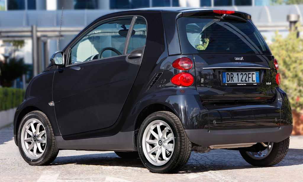 Smart Fortwo красно черный