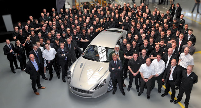 Aston Rapide Production Launch