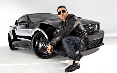 Nelly and the DUB Ford Mustang