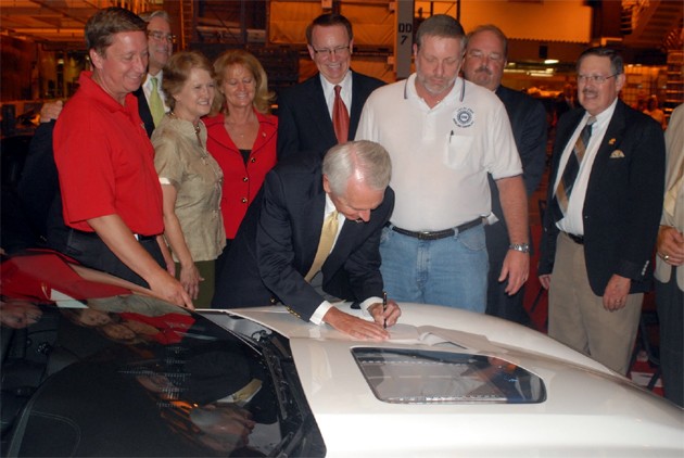 Official State Sports Car bill signing