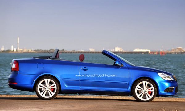 Skoda Octavia convertible rendering
