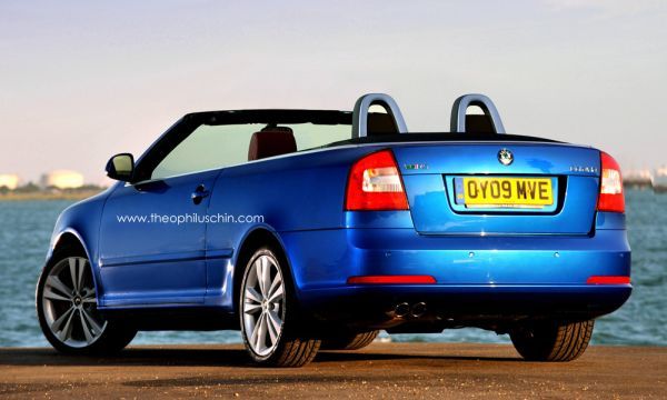 Skoda Octavia convertible rendering