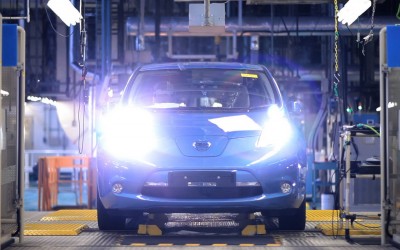 2011 Nissan Leaf assembly line