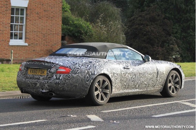 2012 Jaguar XK convertible spy shots