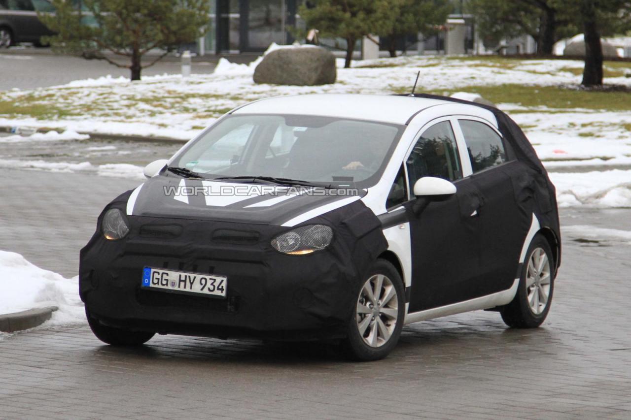 2012 Kia Rio spied