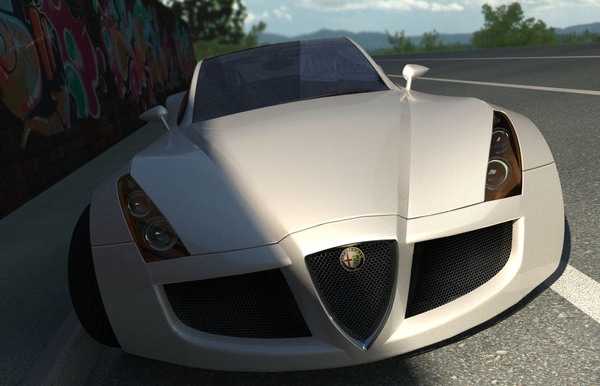 Alfa Romeo GTA 4C Render