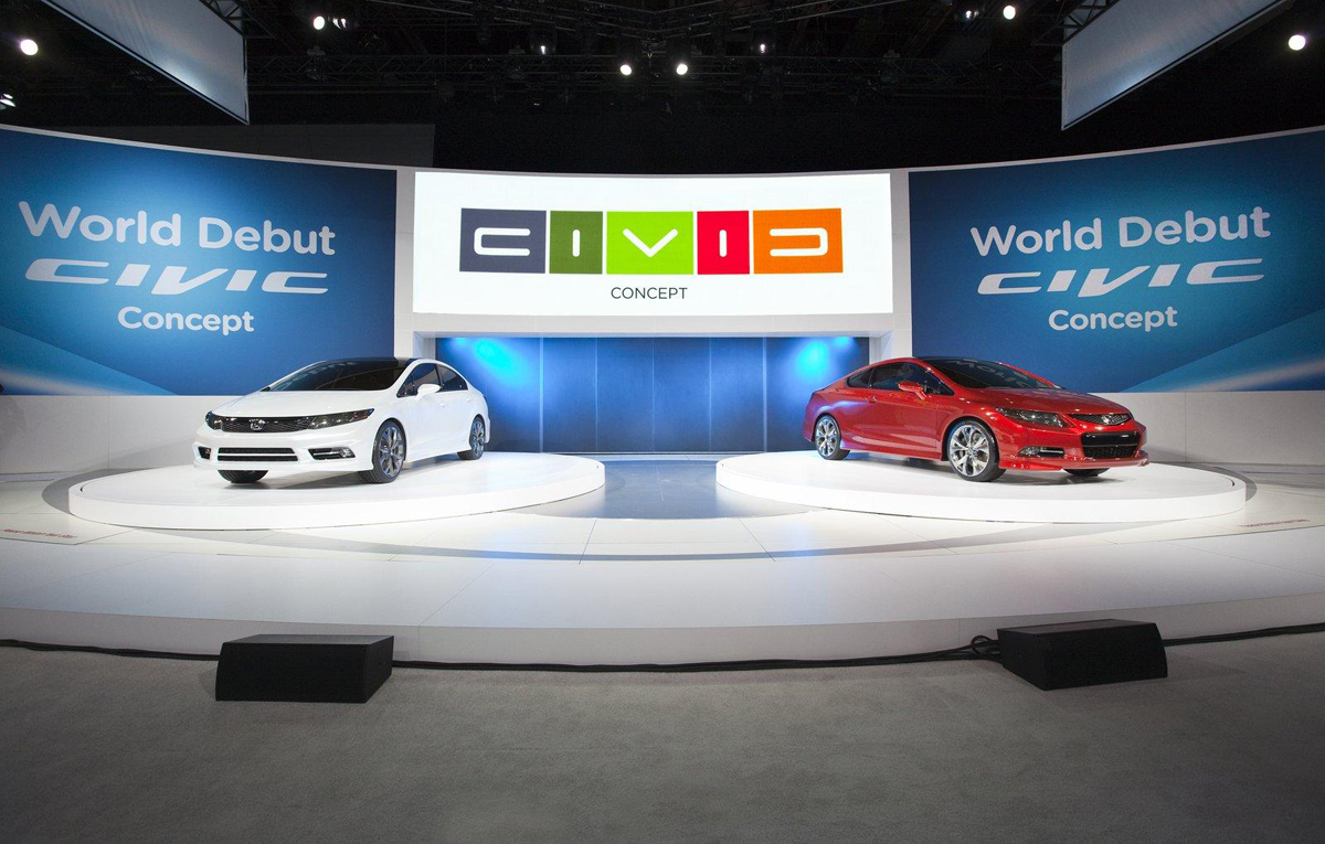 Honda Civic Si Coupe and Civic Sedan concepts