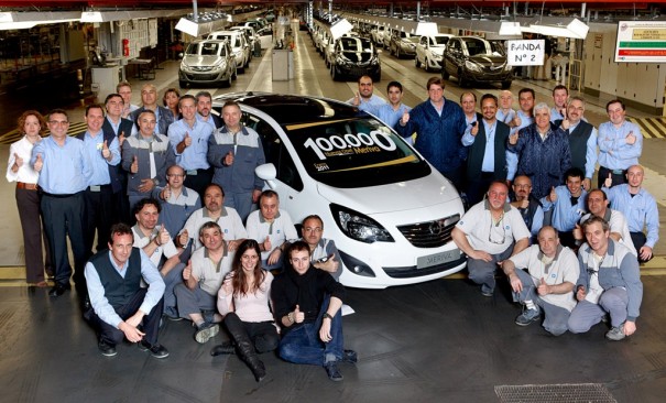 Opel Meriva 100.000th vehicle