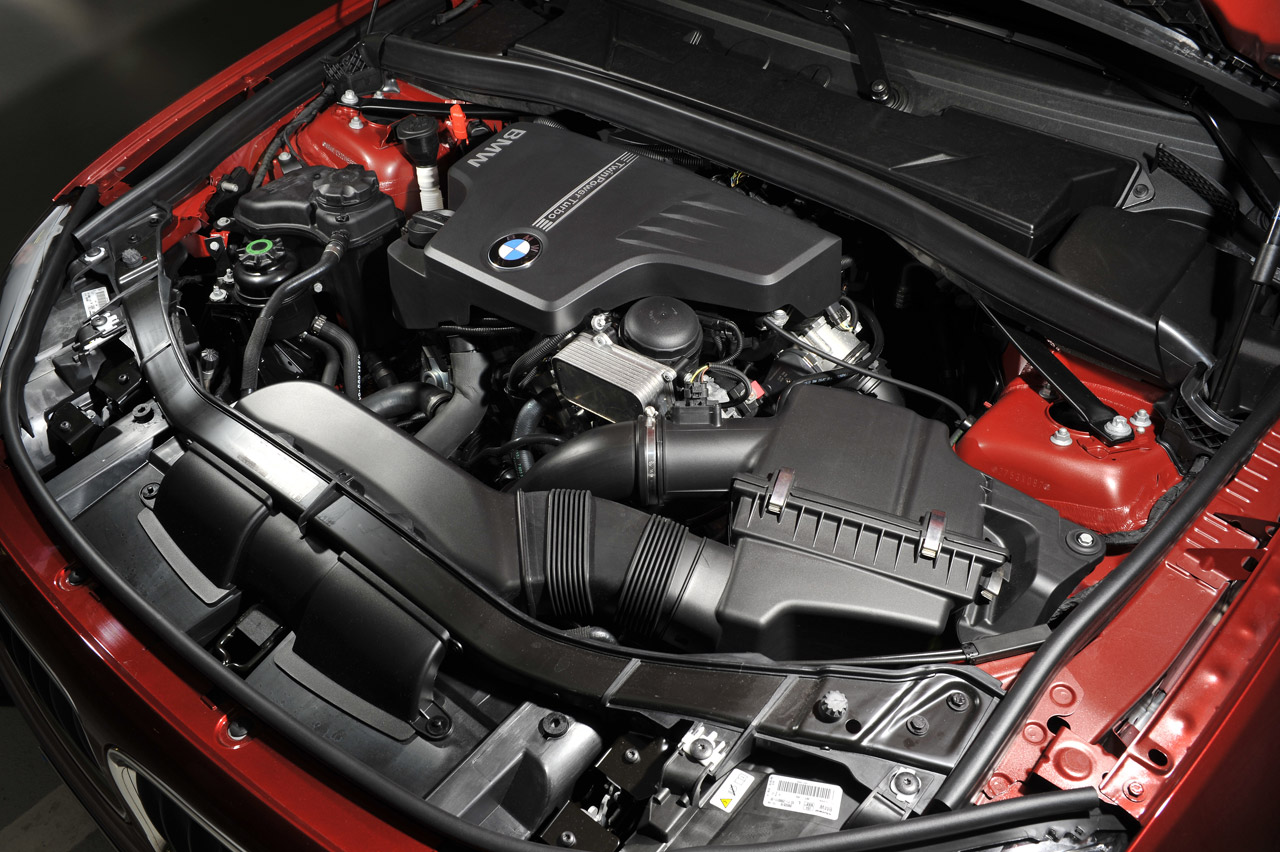 Turbocharged four cylinder BMW engine