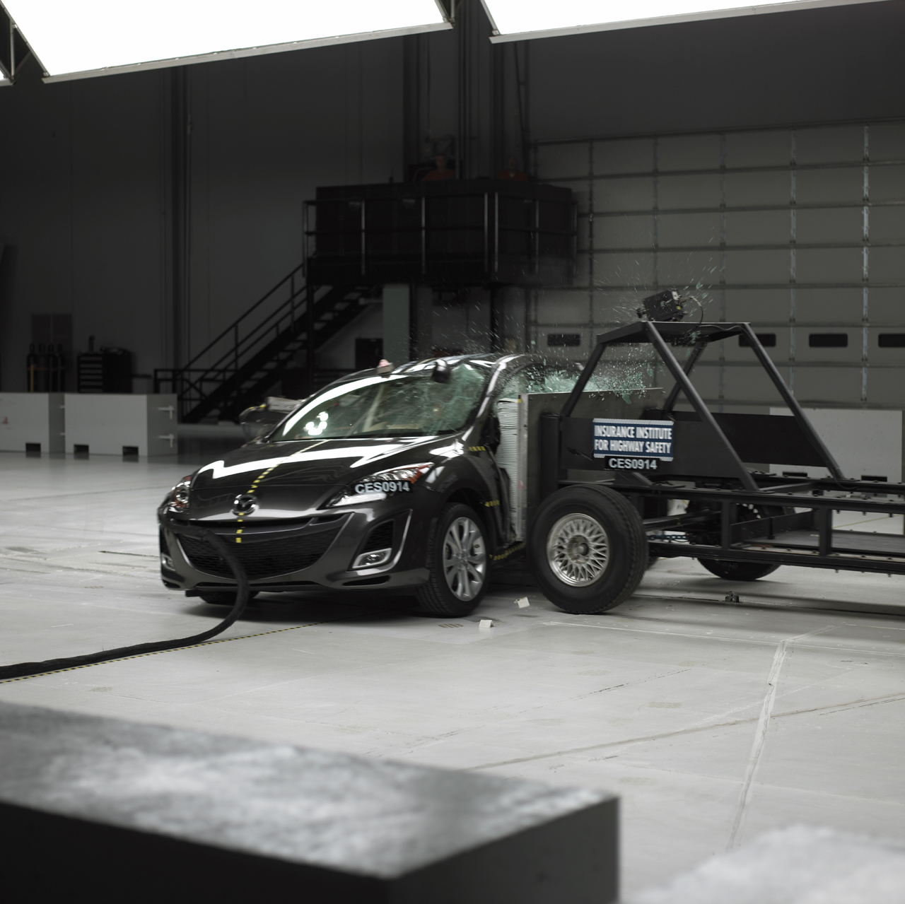 2011 Mazda 3 IIHS testing