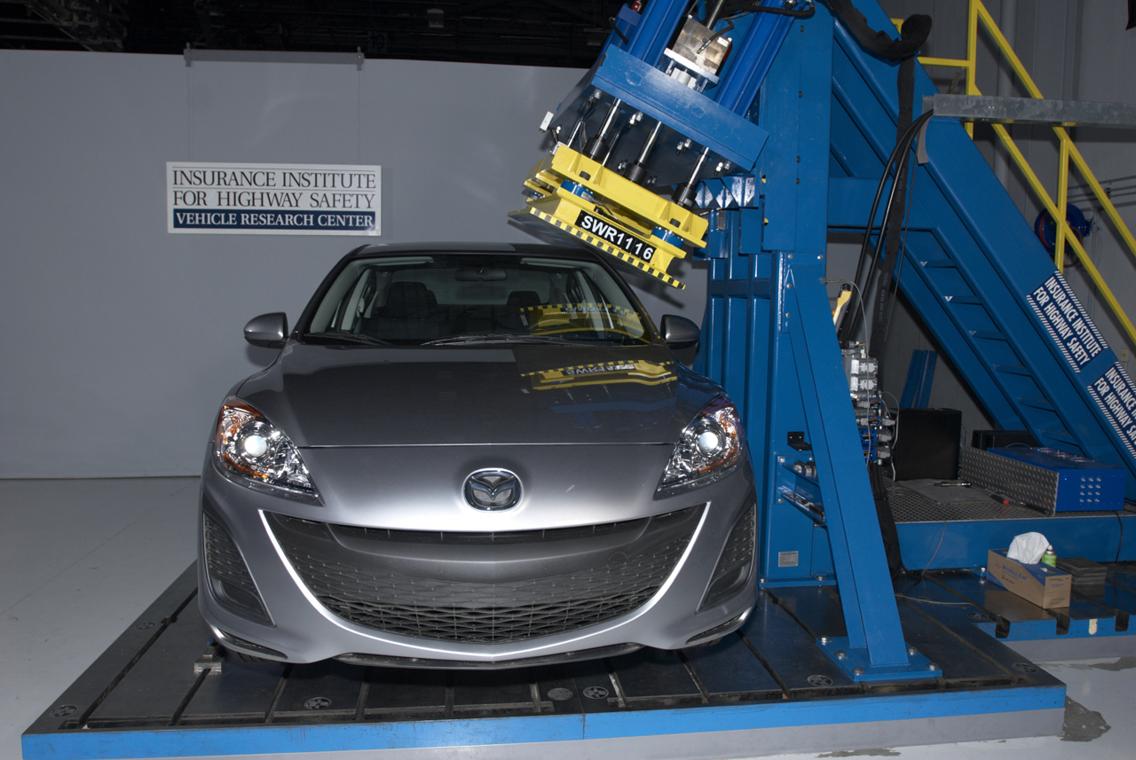 2011 Mazda 3 IIHS testing