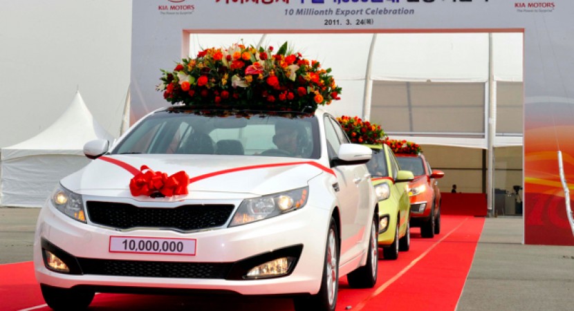Kia celebrating 10 million units exported
