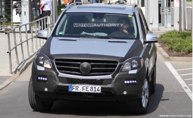 2012 Mercedes-Benz ML spy shots