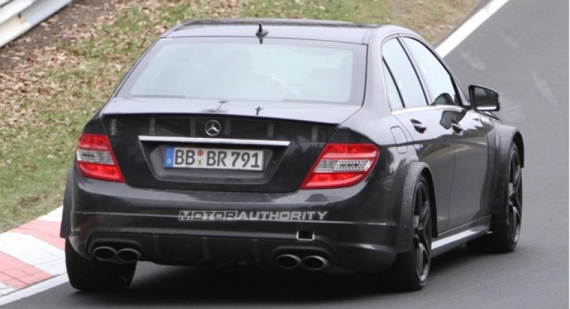 Mercedes-Benz C63 AMG Black Series spied