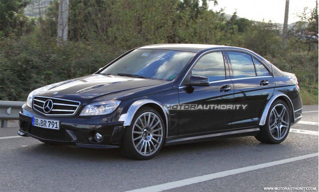 Mercedes-Benz C63 AMG Black Series spied