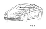 BMW Four Door Coupe Patent Drawings