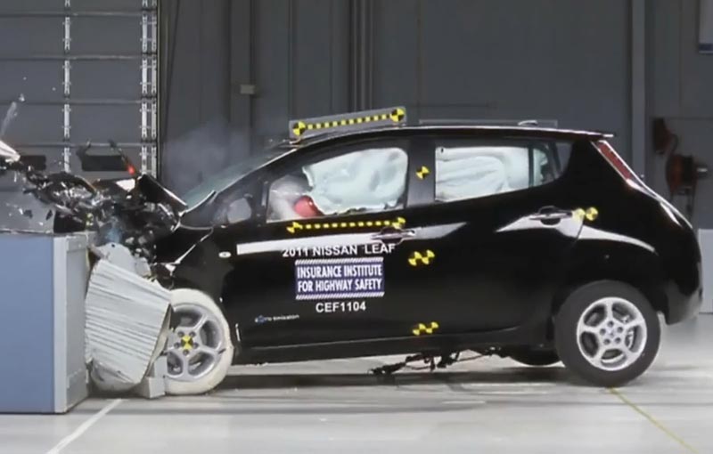 Nissan Leaf tested by ANCAP