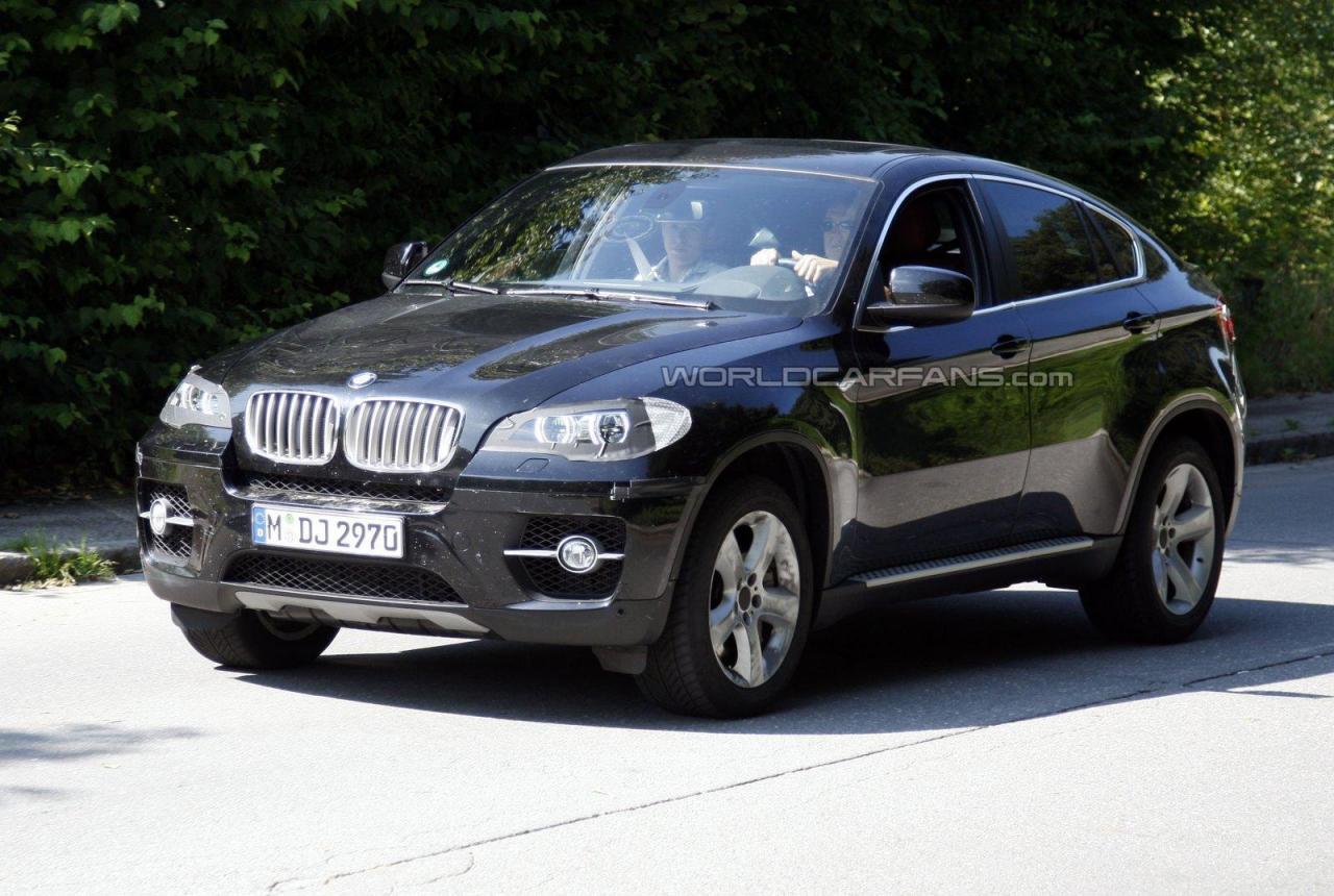 2012 BMW X6 facelift spied