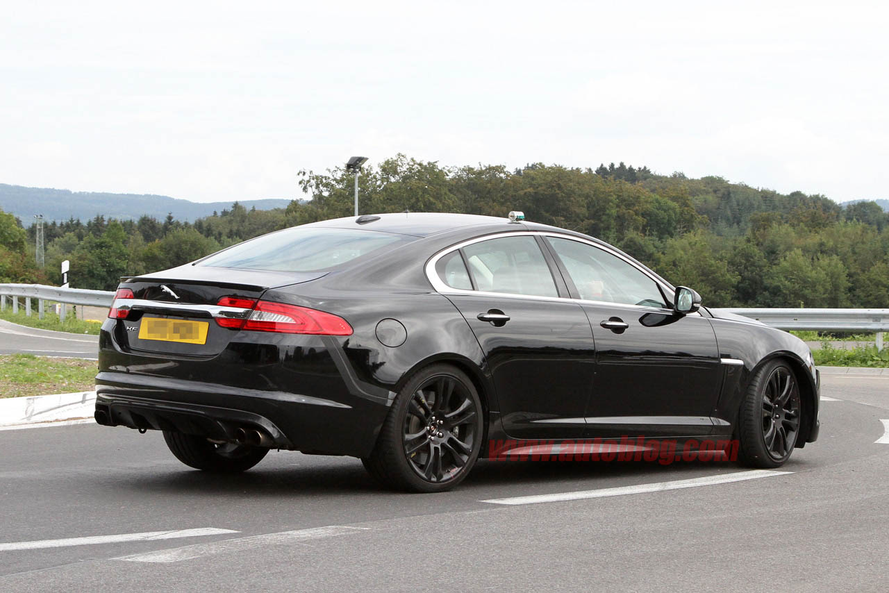Jaguar XFR-S spyshot