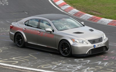 Sporty Lexus LS spotted round the Nurburgring