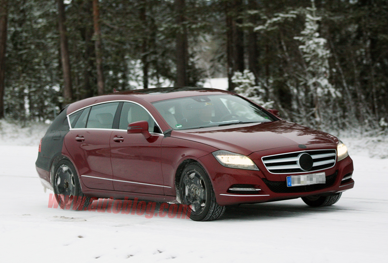 Mercedes CLS Shooting Brake spyshots