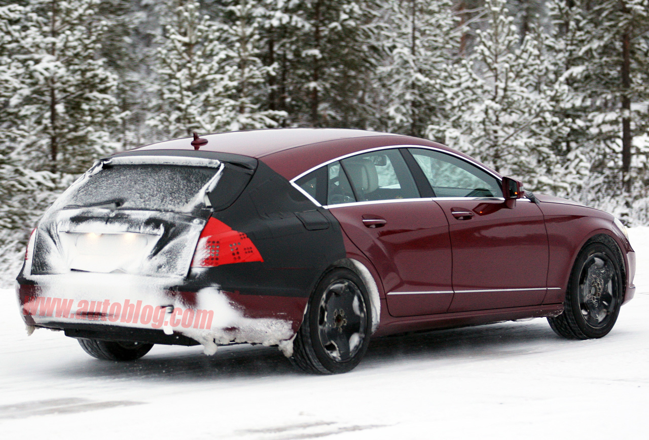 Mercedes CLS Shooting Brake spyshots