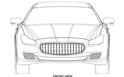 2014 Maserati Quattroporte patent drawings