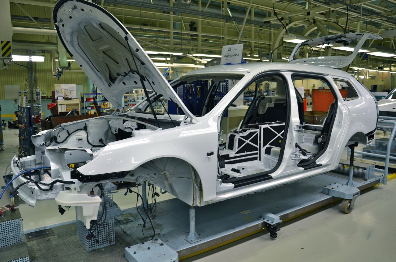 Saab 9-3 EV production