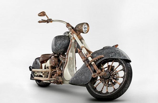 315kg Gold Motorcycle