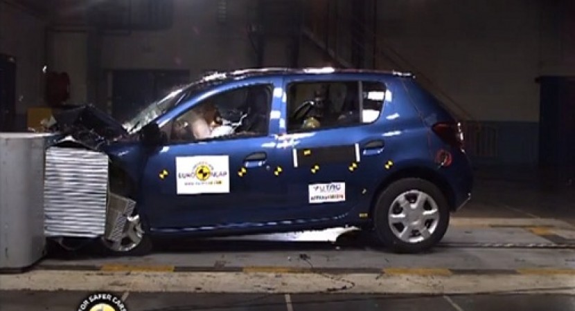 2013 Dacia Sandero crash test
