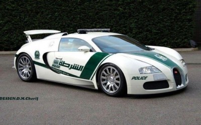 Dubai Police Bugatti Veyron Rendering