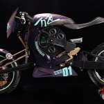 Revolver air-powered motorcycle