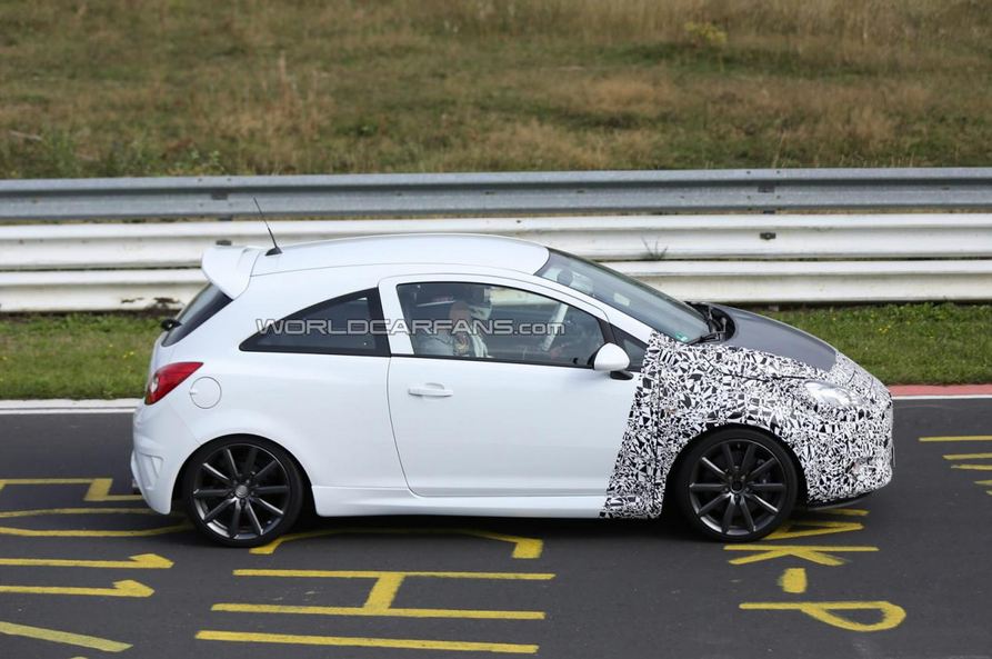 2014 Opel Corsa OPC spied