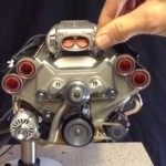 45 cc V8 engine