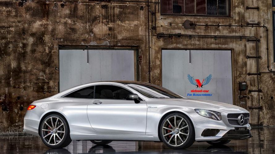 Mercedes S63 AMG Coupe rendering
