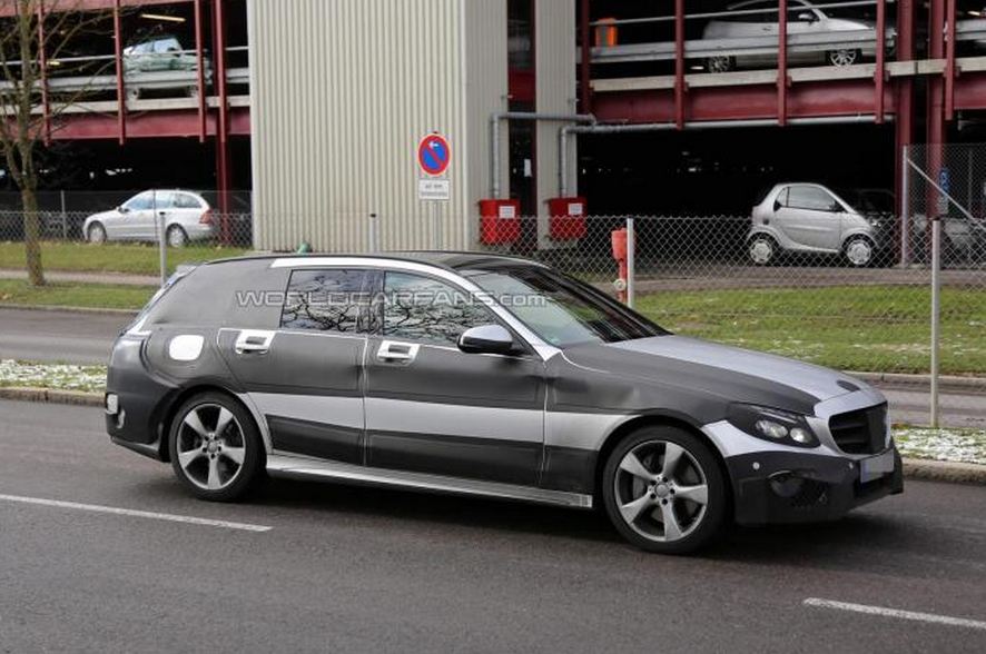 Mercedes C-Class Estate spy